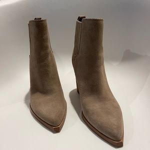 Marc Fisher brown booties